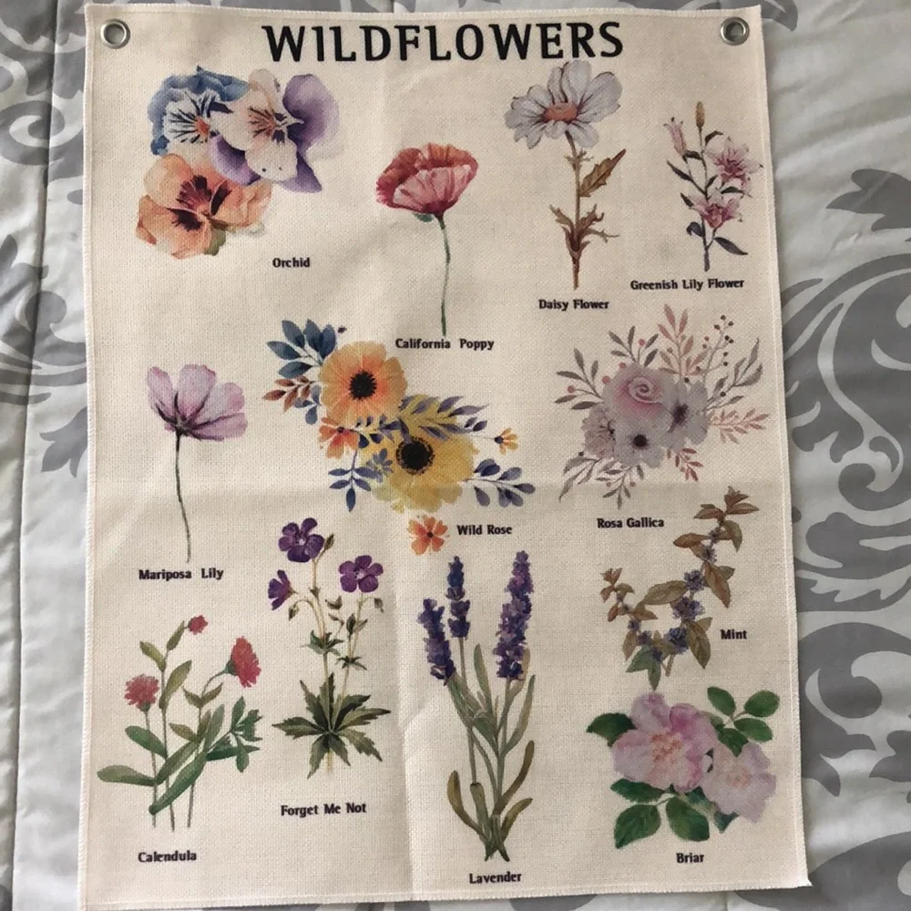 Set of 3 Plant Tapestries